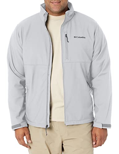 Columbia Men's Ascender Softshell Water and Wind Resistant Jacket Outerwear, Columbia Grey, Medium