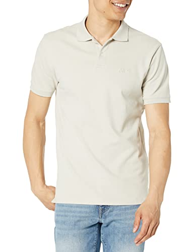 GAP Mens Logo Pique Polo Moonstone M