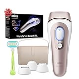 Braun IPL Skin i·expert, at Home Hair Removal, Holiday Gifts for Women and Men with Free App, Vanity Case, Venus Razor, 4 Smart Heads, PL7387