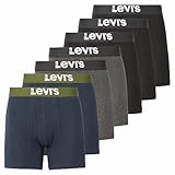 Levi's Mens Underwear 7 Pack Mens Boxer Briefs Cotton Stretch