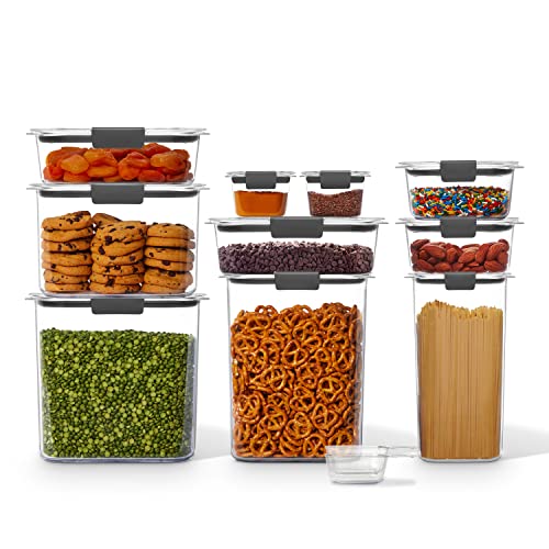 Rubbermaid Brilliance BPA Free Food Storage Containers with Lids