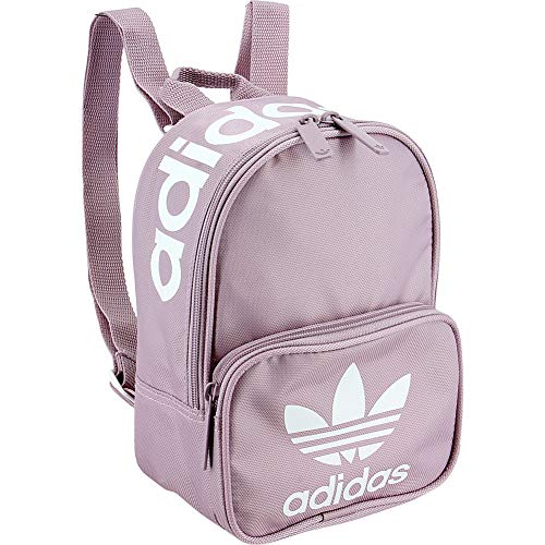 adidas Originals Women's Originals Santiago Mini Backpack, LightPink,White, One Size