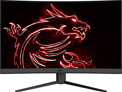 MSI Optix G32CQ4 E2 QHD 1500R Curvature 16:9 Aspect Ratio Non-Glare Super Narrow Bezel 1ms 2560 x 1440 170Hz Refresh Rate Tilt Adjustment AMD FreeSync 32' Monitor,Black