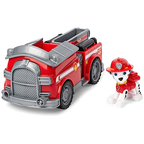 Paw Patrol, Marshall’s Fire Engine Vehicle with Collectible Figure, for Kids Aged 3 and Up