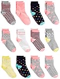 Simple Joys by Carter's Baby 12-Pack Socks, Multicolor/Dots/Stripe, 4-5T