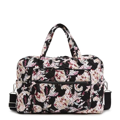 Vera Bradley Women's Cotton Weekender Travel Bag, Botanical Paisley, One Size