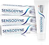 Sensodyne Extra Whitening Sensitive Teeth and Cavity Prevention Whitening Toothpaste, Amazon Exclusive, Cool Mint -4 Ounces (Pack of 3)