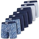 Levi's Mens Underwear 7 Pack Mens Boxer Briefs Cotton Stretch