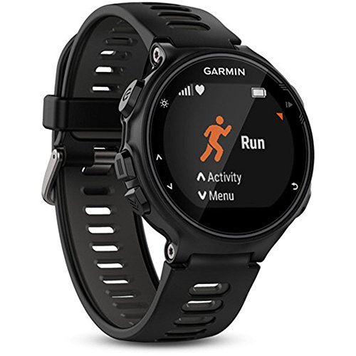 Garmin 010-01614-00 Forerunner 735XT, Multisport GPS Running Watch With Heart Rate, Black/Gray