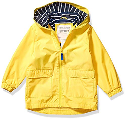 Carter's Baby Girl's Little Boys' Favorite Rainslicker Rain Jacket, Always Sunny Yellow, 7 Years