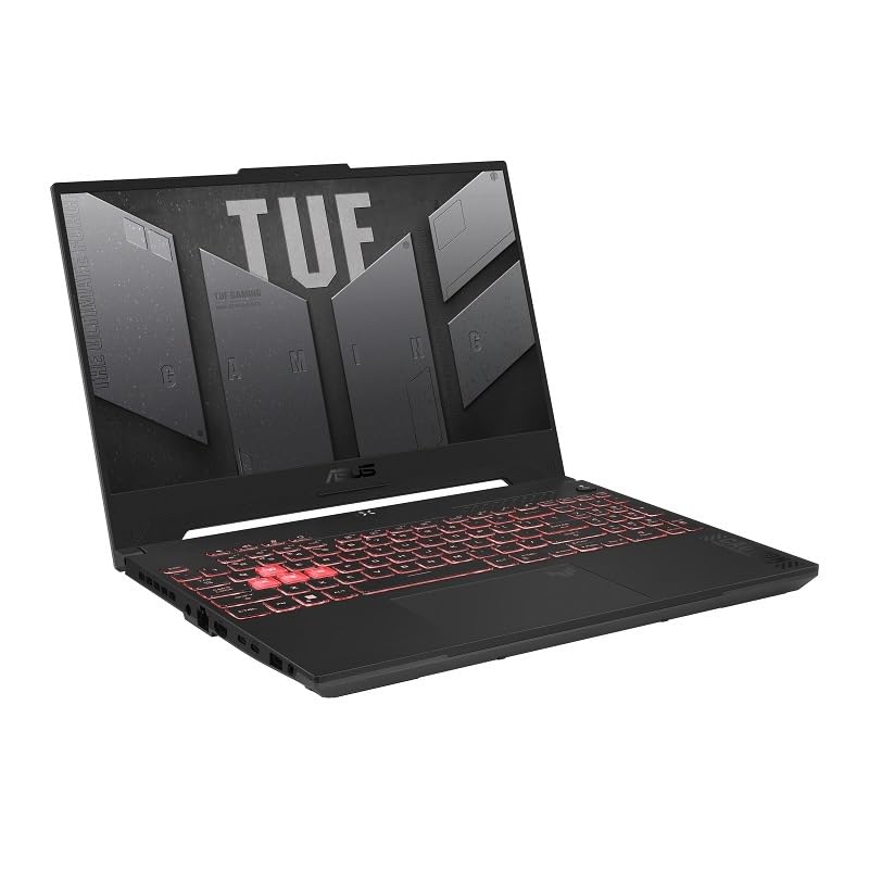 ASUS TUF Gaming A15 (2023) Gaming Laptop, 15.6” FHD 144Hz, 100% sRGB Display, GeForce RTX 4060, AMD Ryzen 7 7735HS, 16GB DDR5, 1TB PCIe SSD, Wi-Fi 6, Windows 11, FA507NV-EH74