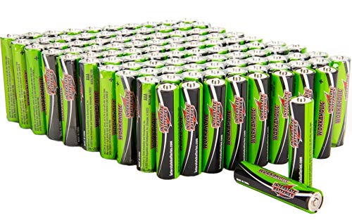 Interstate Batteries AAA Alkaline Battery (100 Pack) All-Purpose 1.5V High Performance Batteries - Workaholic (DRY7003)