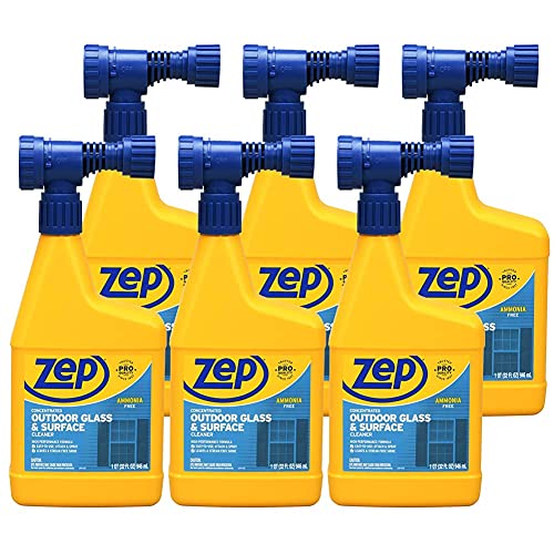 Zep Hose-End Outdoor Cleaner - 32 Ounces (Case of 2) U49910 - Great for Outdoor Glass and Surfaces