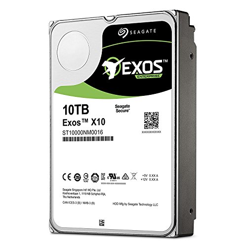 Seagate Enterprise Capacity 3.5 HDD 10TB (Helium) 7200RPM SATA 6Gb/s 256 MB Cache Internal Bare Drive (ST10000NM0016)