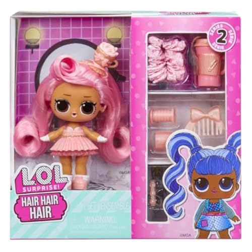 LOL Surprise Hair Dolls, Series 2 with 10 Collectible Doll with Real Hair, Including Stylish Fashion Accessories, Holiday Toy, Great Gift for Kids Girls Boys Ages 4 5 6+ Years Old