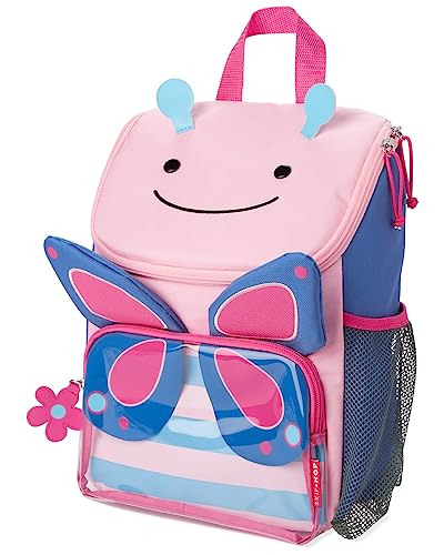 Skip Hop Big Kid Backpack, Zoo Kindergarten Ages 3-4, Butterfly