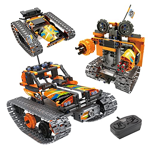 3IN1 Remote Controlled Car Kit, Stem Projects Toy Building Sets for Kids Ages 8-12, Building Toys for 8 9 10 11 12 13 Year Old Boys Girls, Gifts Ideas for 8 And Up Boy Girls - 392 Pcs