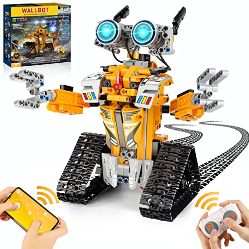 JOJO&Peach STEM Projects for Kids Ages 8-12, Remote & APP Controlled Robot Building Kit Birthday Gifts Toys for 8 9 10 12-15 Years Old Teen Boys Girls(468 Pieces)