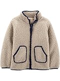 Simple Joys by Carter's Baby Toddler Boys' Sherpa Jacket, Washed Khaki Brown, 2T