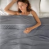 Topcee Cooling Blanket (90'x90'Queen Size) for Sweats Absorbs Heat to Keep Adults Cool on Warm Nights, Q-Max 0.5 for Hot Sleepers, Ultra-Cool Lightweight Blanket for Bed