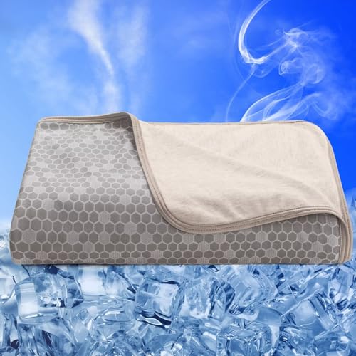 inhand Cooling Blanket Queen Size, Summer Blankets for Hot Sleepers & Night Sweat, Thin Blanket Cold Cool Lightweight Cooling Blanket for Couch Bed, Light Blanket for All Season Use