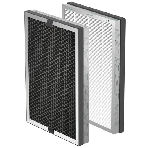 Jafanda Air Purifier 2X Filter Replacement, True HEPA 13 300g Activated Carbon, Made for JF260 Replace Air Purifiers Filter Air Cleaner Remove 99.97% Smoke Pollen Dust Pet Dander Odors VOCs