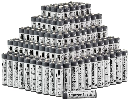 Amazon Basics 250-Pack AAA Alkaline Industrial Batteries, 1.5 Volt, 5-Year Shelf Life