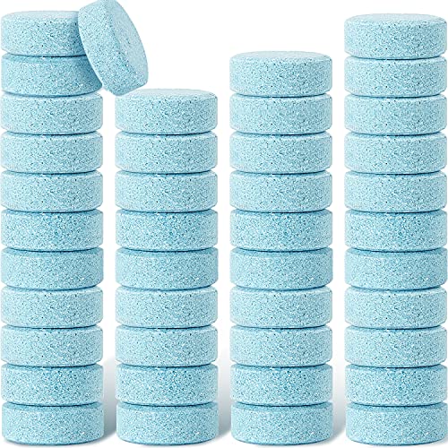 Blulu 60 Pcs Windshield Washer Fluid Tablets Windshield Wiper Fluid Concentrate Car Windshield Washer Tablets Glass Cleaner, 1 Pack Makes 63.4 Gallons, 1 Piece Makes 1.05 Gallons