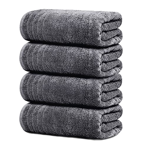 Tens Towels Extra Large Bath Towels 30 x 60 Inches, 100% Cotton, Larger & Lighter, Quicker to Dry, Lighter Weight, Super Soft and Absorbent, Perfect Bathroom Towels