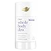 Dove Whole Body Deo Aluminum Free Anti-Friction Deodorant Stick Coconut + Vanilla for All Day Odor Control 2.6 oz