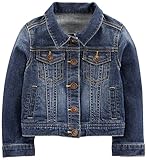 Simple Joys by Carter's Baby Girls' Denim Jacket, Medium Wash, 5T