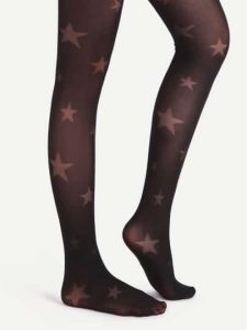 black-star-pattern-sheer-pantyhose-stockings