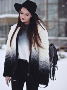 black-white-long-sleeve-faux-fur-coat