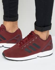 adidas Originals ZX Flux Trainers In Red BB2172