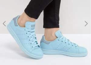 adidas Originals Icy Blue Stan Smith Trainers