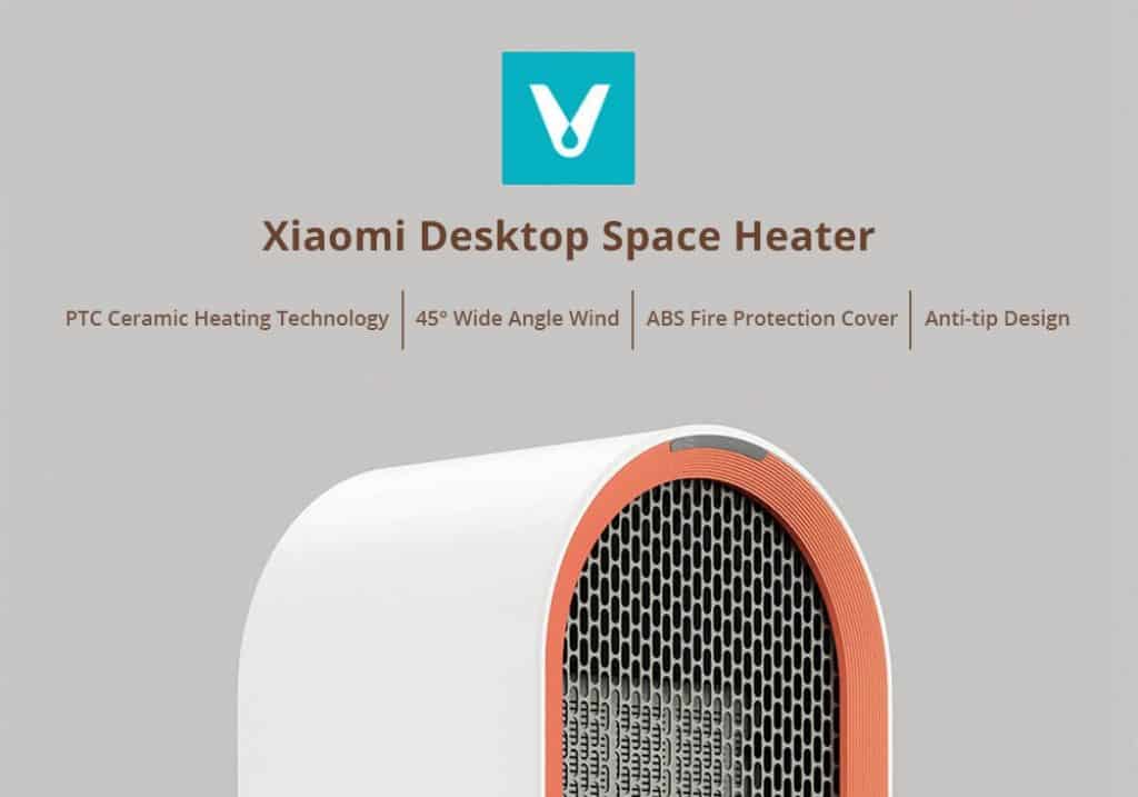 Xiaomi Viomi Mini Desktop Ceramic Space Heater White 20181206145852996