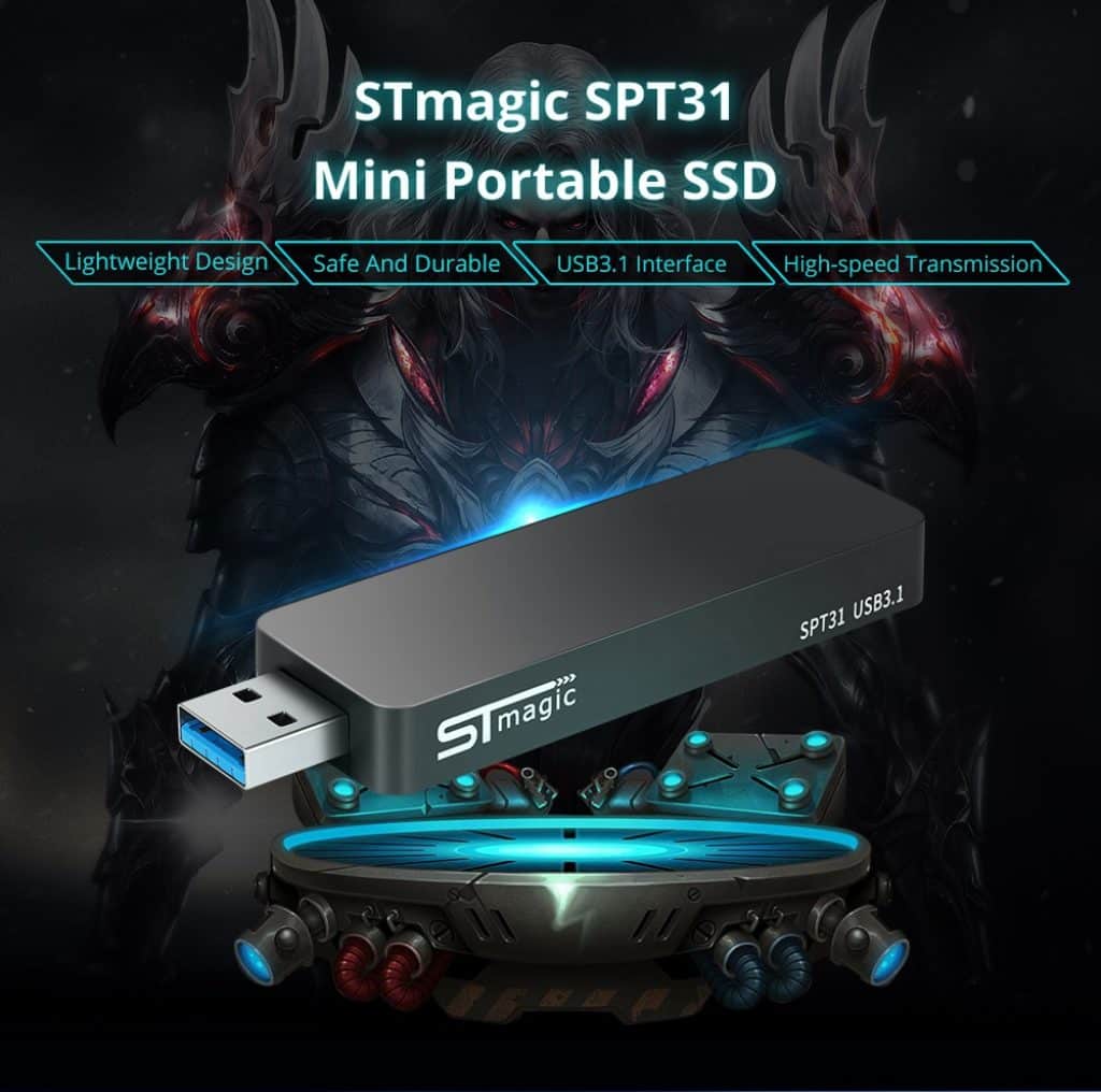 STmagic SPT31 512G Mini Portable M 2 SSD Gray 20190301175912985