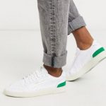 Puma Ralph Sampson Perforated trainers in white & green