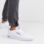Reebok Ex-o-fit leather trainers in white