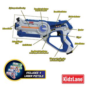 Kidzlane Infrared Laser Tag רובי משחק מבצע אמזון