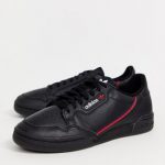adidas Originals continental 80's trainers in black