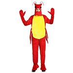 Morph Giant Inflatable Red Wacky Wavy Arm Guy Halloween Costume for Adults