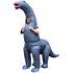 Morph Men's Jurassic Inflatable Costume, Diplodocus Dinosaur Adults, One Size