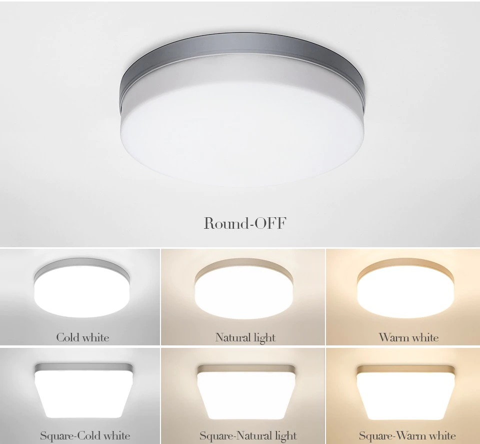 img 2 LED ceiling lights for room 18W 24W 36W 48W Cold Warm White Natural light LED
