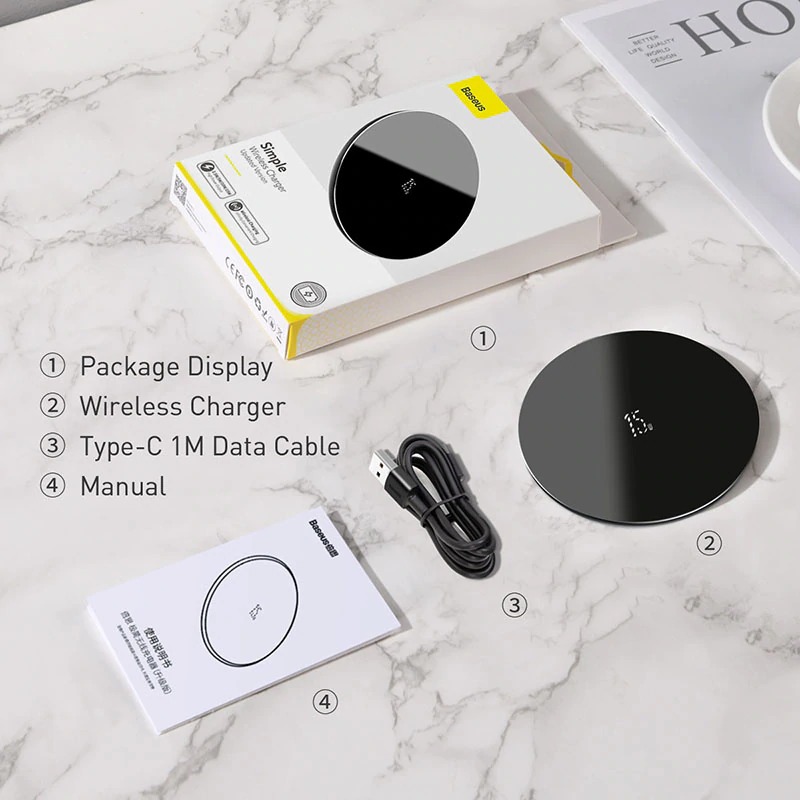 img 5 Baseus 15W Qi Wireless Charger for iPhone 11 Pro Xs Max X 8 Induction Fast Wireless