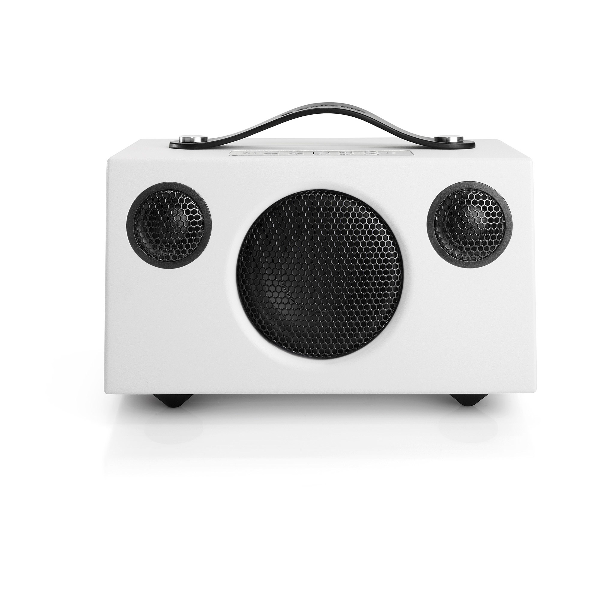 wireless multiroom speaker Addon C3 white front works with alexa AudioPro
