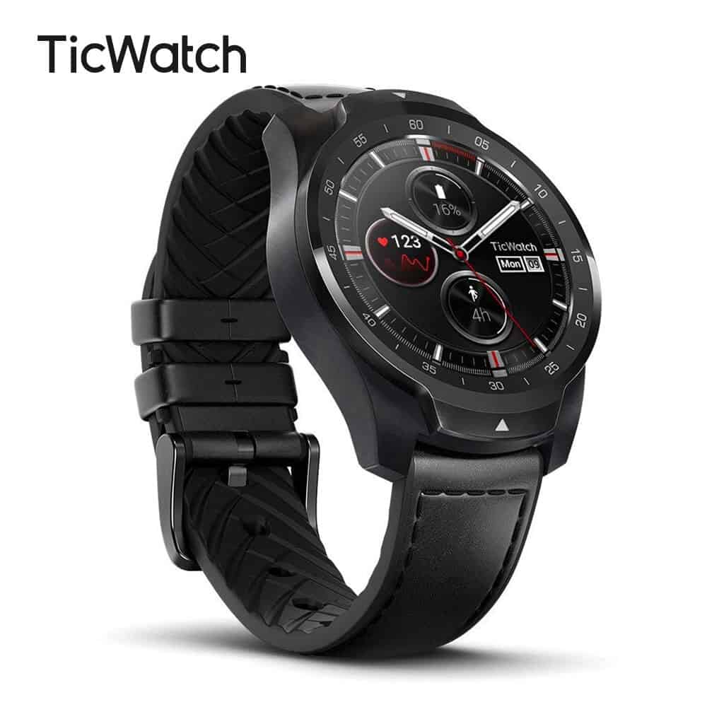 img 0 TicWatch Pro reloj inteligente versi n Global con el desgaste OS por Google para iOS y