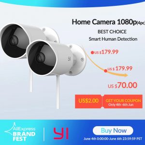 img 0 YI Outdoor Security Camera 1080P FHD 2 4G Wi Fi IP Waterproof Night Vision Surveillance System