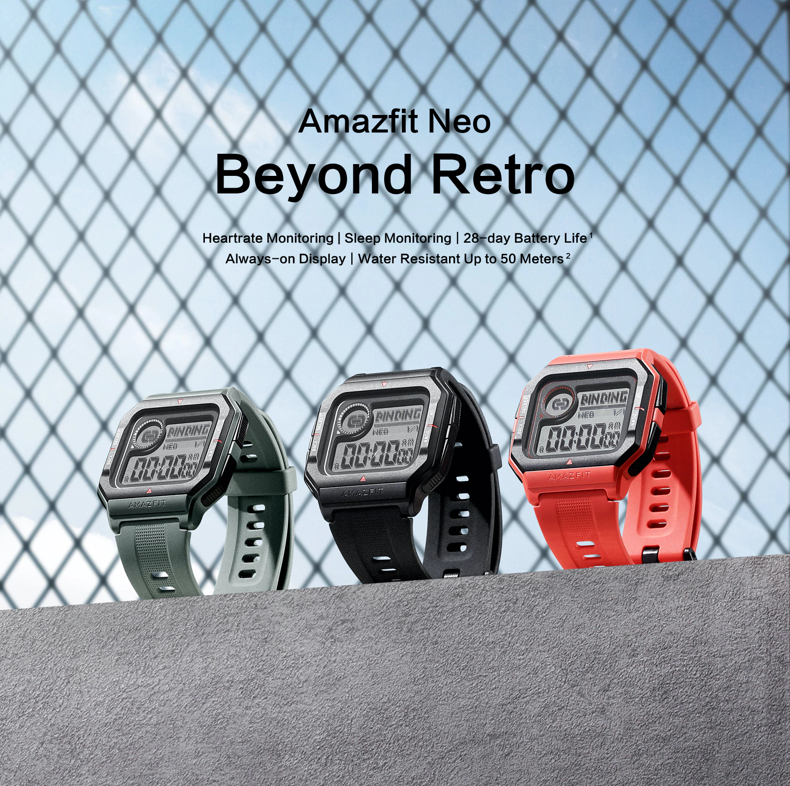 זה הולך להיות להיט…Amazfit Neo! שעון חכם…בעיצוב רטרו! רק ב39.99$!