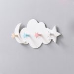 US $0.97 35% OFF|Creative Cute Star Moon Cloud Shape Nail free Wall Clothes Hooks Kids Room Decorative Key Hanging Hanger Kitchen Storage Hook|Hooks & Rails|